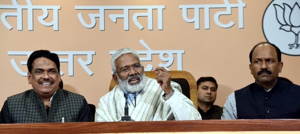 अखिलेश यादव बोल रहे हैं दंगा भड़काने वाली भाषा -बीजेपी